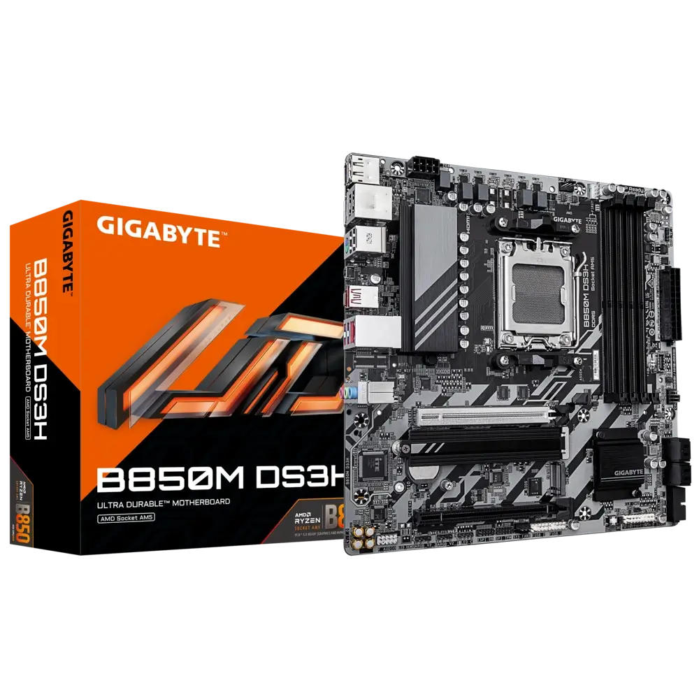 GIGABYTE B850M DS3H DDR5 GAMING MOTHERBOARD GIGABYTE B850M DS3H DDR5 GAMING MOTHERBOARD